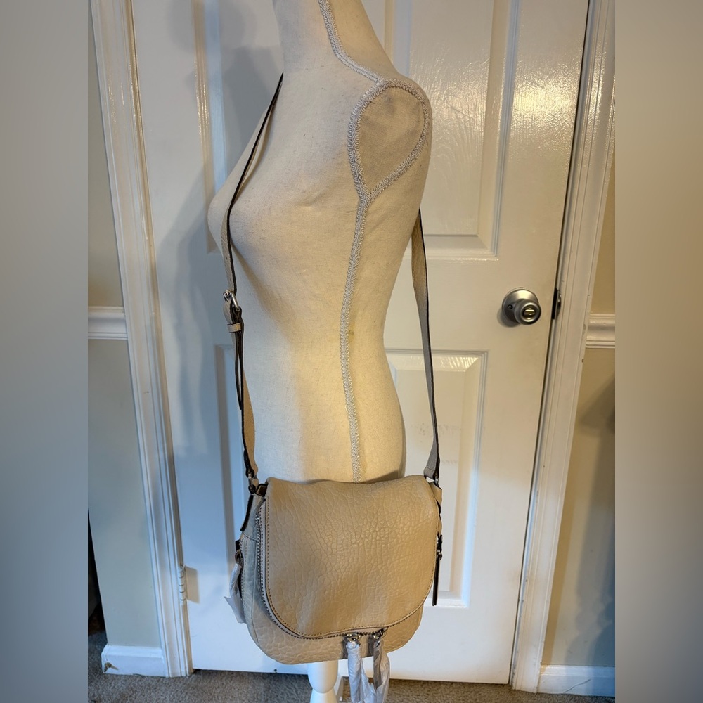 Vince Camuto Elegant Tan Crossbody Bag NWT